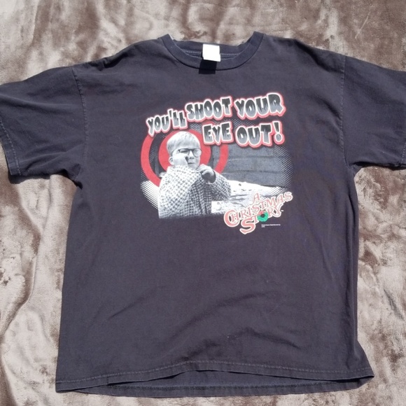 A CHRISTMAS STORY Other - A CHRISTMAS STORY YOU'LL SHOOT YOUR EYE OUT SHIRT UNISEX XL